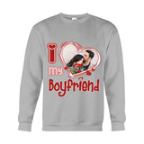 I Love My Boyfriend/Girlfriend/Husband/Wife - Personalized Couple T-shirt And Hoodie