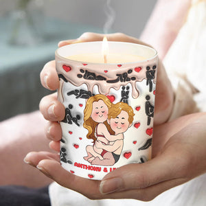 Best Couple Ever - Personalized Couple Candle With Wooden Lid