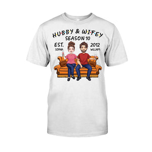 Hubby And Wifey - Personalized Couple T-shirt And Hoodie