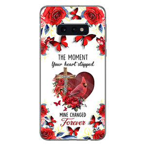 The Moment Your Heart Stopped - Personalized Memorial Phone Case