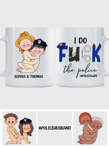 I Do Love The Police - Personalized Couple Mug