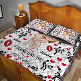 I Love You - Personalized Couple Quilt Set