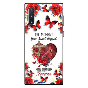 The Moment Your Heart Stopped - Personalized Memorial Phone Case