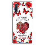 The Moment Your Heart Stopped - Personalized Memorial Phone Case