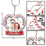 Congrats On Being My Favorite - gift for husband, wife - Personalized Transparent Keychain