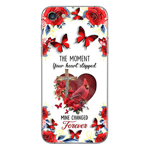 The Moment Your Heart Stopped - Personalized Memorial Phone Case