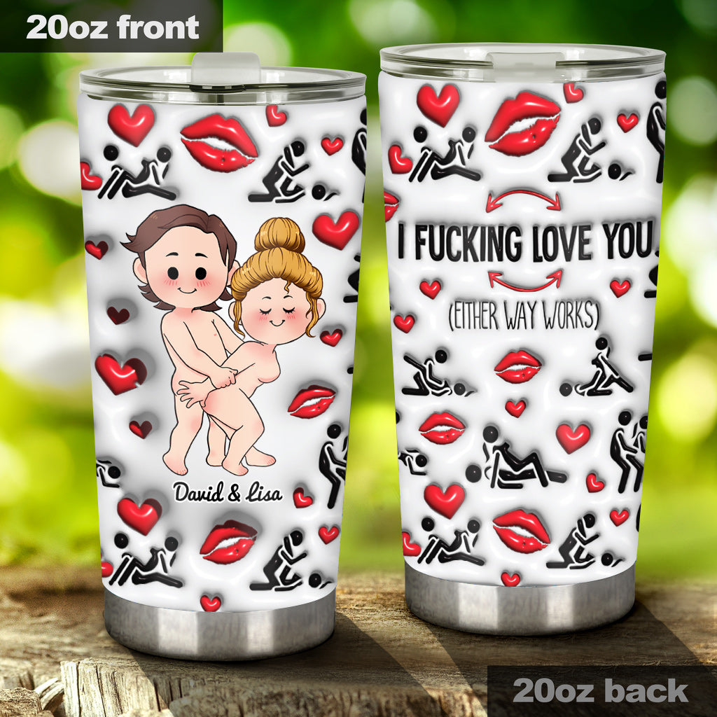 My Favorite Thing To Do Is You - gift for husband, wife, boyfriend, girlfriend - Personalized Tumbler