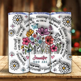 You Are Enough - Personalized Christian Skinny Tumbler