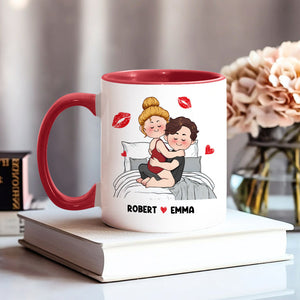 I Love You - Personalized Couple Accent Mug