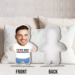 I Love You - Personalized Couple Shaped Pillow