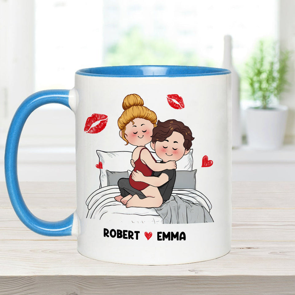 I Love You - Personalized Couple Accent Mug