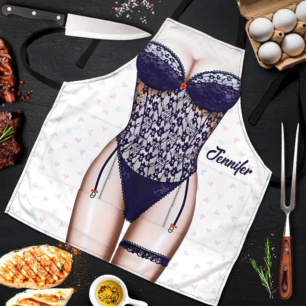 Sexy Lady - Personalized Couple Apron