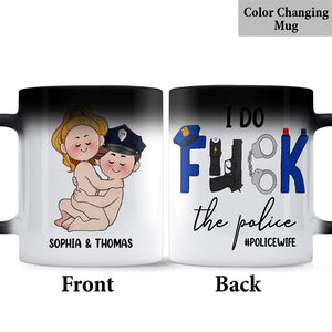 I Do Love The Police - Personalized Couple Mug