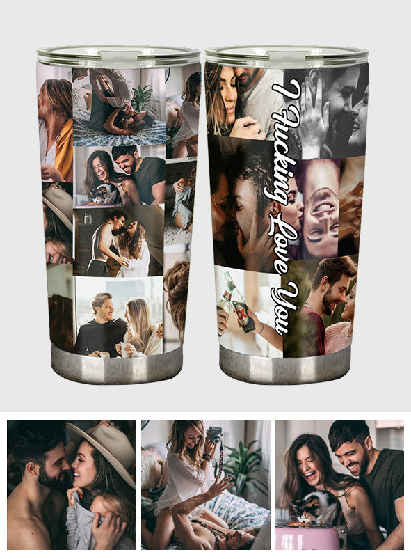 Collage Tumbler - Personalized Couple Tumbler