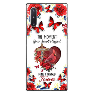 The Moment Your Heart Stopped - Personalized Memorial Phone Case