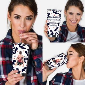 I Just Absolutely Entirely & Unconditionally F*cking Love Lou - Personalized Couple Tumbler