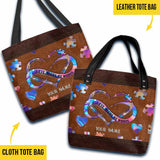 Love Needs No Words - Autism Awareness Personalized Tote Bag