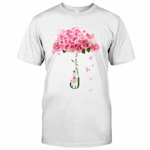 Never Give Up - Breast Cancer Awareness T-shirt And Hoodie 072021