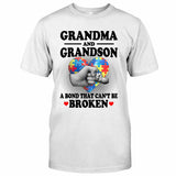 Grandma And Grandson - Autism Awareness T-shirt And Hoodie 062021