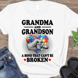 Grandma And Grandson - Autism Awareness T-shirt And Hoodie 062021
