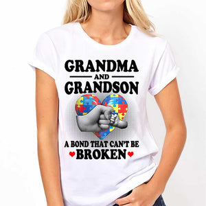 Grandma And Grandson - Autism Awareness T-shirt And Hoodie 062021
