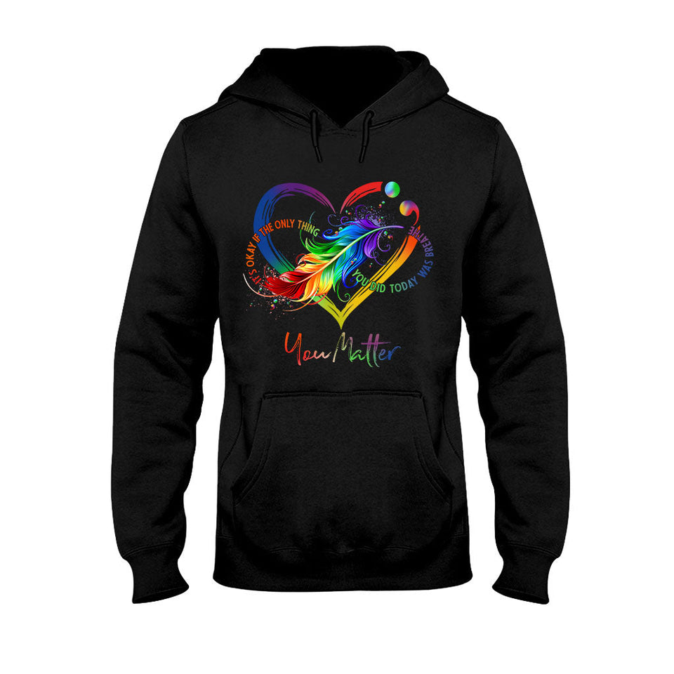 Your Life Matters - Personalized Suicide Prevention T-shirt And Hoodie