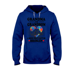 Grandma And Grandson - Autism Awareness T-shirt And Hoodie 062021