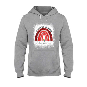 In April We Wear Red - Autism Awareness T-shirt and Hoodie 1121
