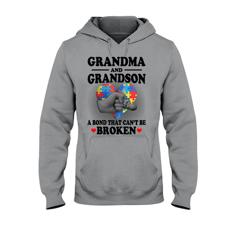 Grandma And Grandson - Autism Awareness T-shirt And Hoodie 062021