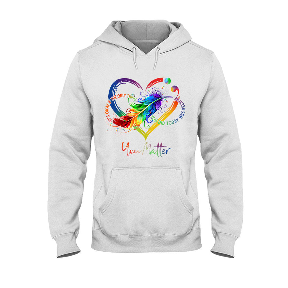 Your Life Matters - Personalized Suicide Prevention T-shirt And Hoodie