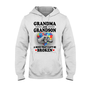 Grandma And Grandson - Autism Awareness T-shirt And Hoodie 062021