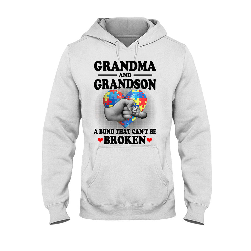 Grandma And Grandson - Autism Awareness T-shirt And Hoodie 062021
