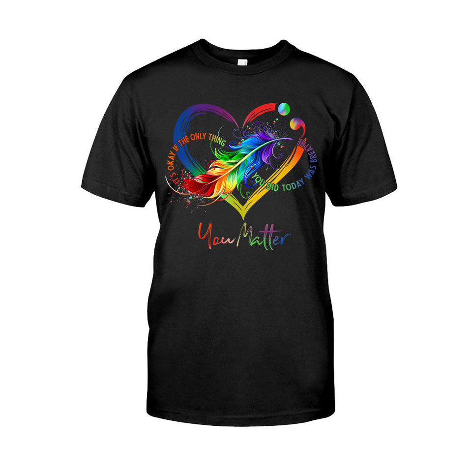 Your Life Matters - Personalized Suicide Prevention T-shirt And Hoodie