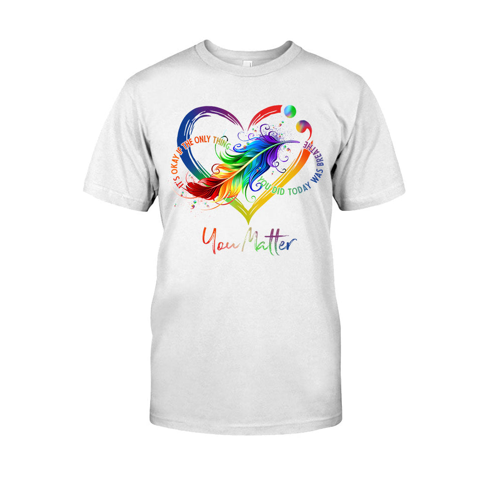 Your Life Matters - Personalized Suicide Prevention T-shirt And Hoodie