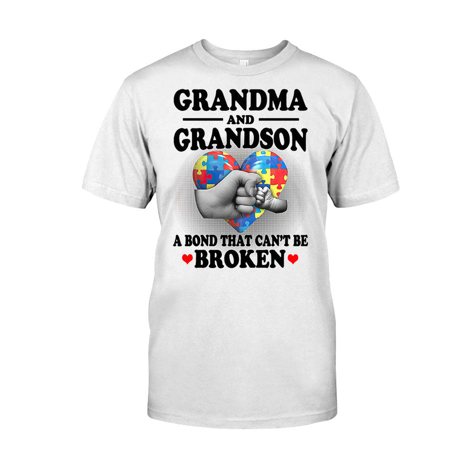 Grandma And Grandson - Autism Awareness T-shirt And Hoodie 062021