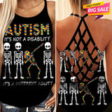 Autism Love - Autism Awareness Cross Tank Top 0921