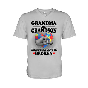 Grandma And Grandson - Autism Awareness T-shirt And Hoodie 062021