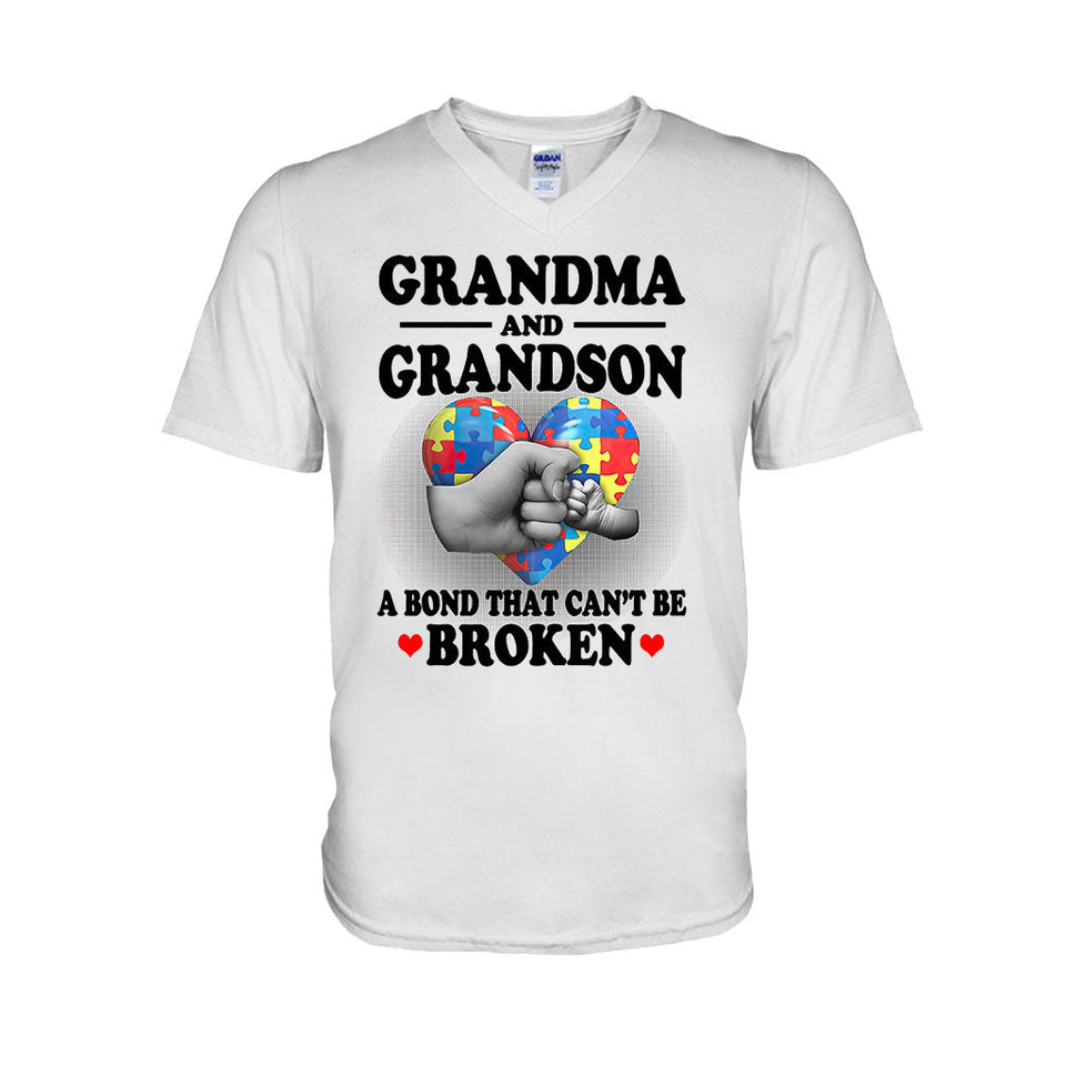Grandma And Grandson - Autism Awareness T-shirt And Hoodie 062021