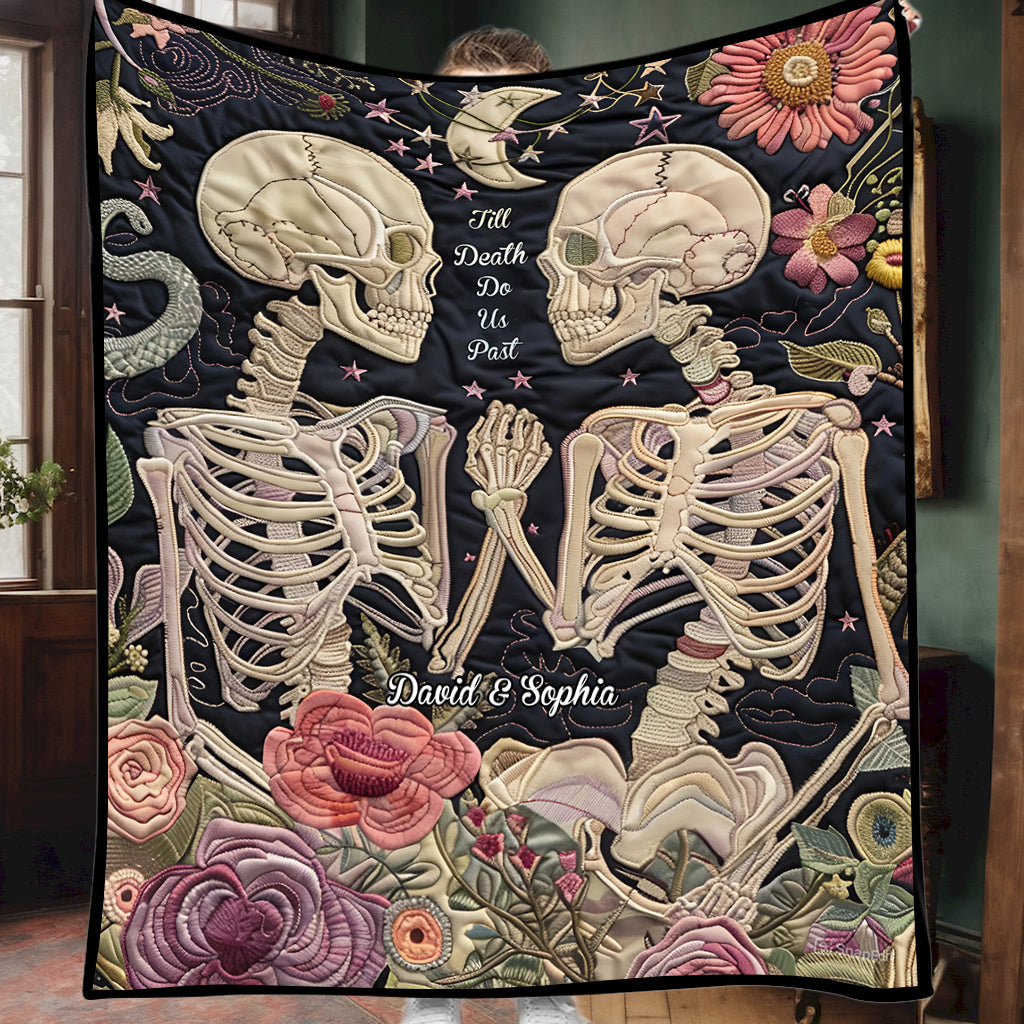 Til Death Do Us Part - Personalized Couple Quilt