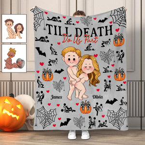 Till Death Do Us Part - Personalized Couple Blanket