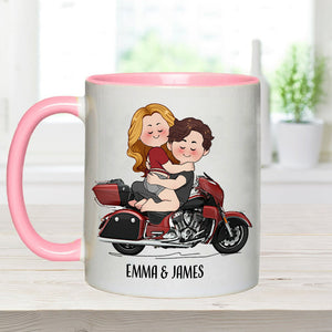 I Will Ride You - Personalized Couple Accent Mug