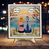 I Miss You I Know Memorial Gift - Personalized Memorial 2 Layered Wood Sign / Wood Plaque