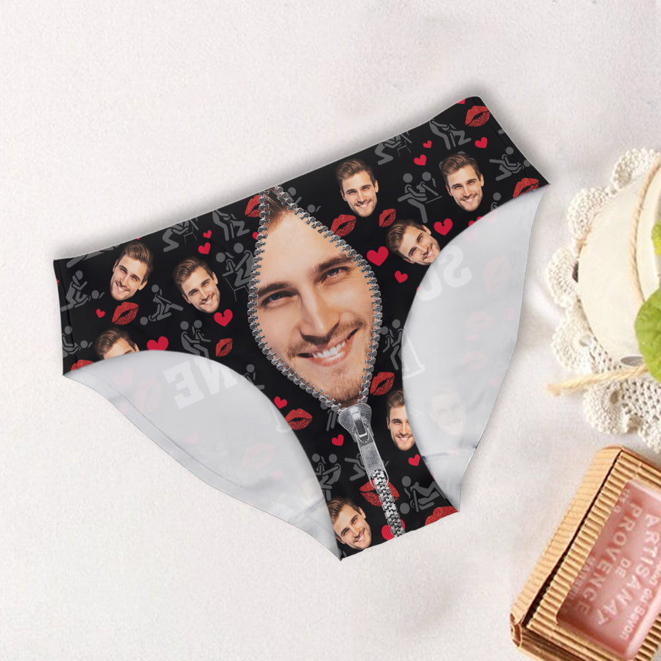 I Licked It So It's Mine - Personalized Couple Women Briefs & Men Boxer Briefs