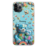 Mama Bear - Personalized Autism Awareness Phone Case