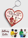 I Promise To Always Be By Your Side - Personalized Couple Keychain