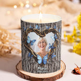 Light This Candle - Personalized Memorial Candle With Wooden Lid