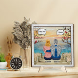 I Miss You I Know Memorial Gift - Personalized Memorial 2 Layered Wood Sign / Wood Plaque