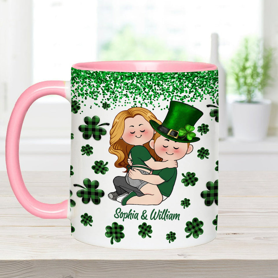 You Are My Lucky Charm - Personalized Couple Accent Mug