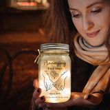 Together Forever From Our First Kiss Till Our Last Breath - Personalized Couple Mason Jar Light