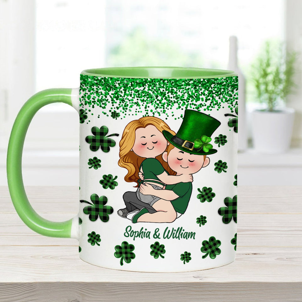 You Are My Lucky Charm - Personalized Couple Accent Mug